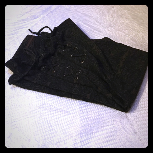 Maddie Moon leggings L chocolate brown BNWOT - Picture 4 of 8